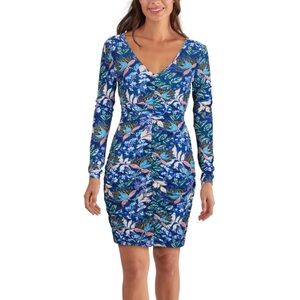 Guess 4way ruched bodycon dress
